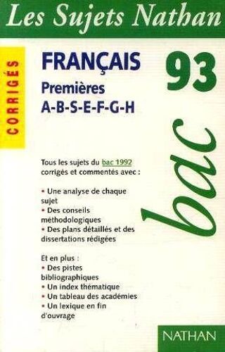 Corr - Francais Absefgh