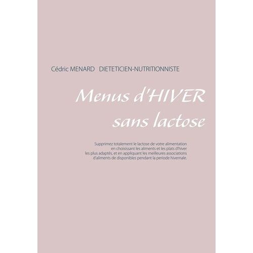 Menus D'hiver Sans Lactose