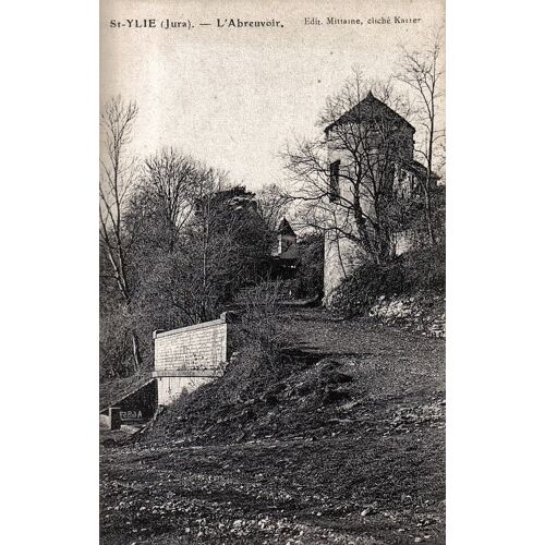 Carte Postale Ancienne, France, Jura ( 39 ), St Ylie, L'abreuvoir