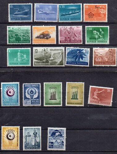 Indonésie- Lot De 20 Timbres Neufs Divers