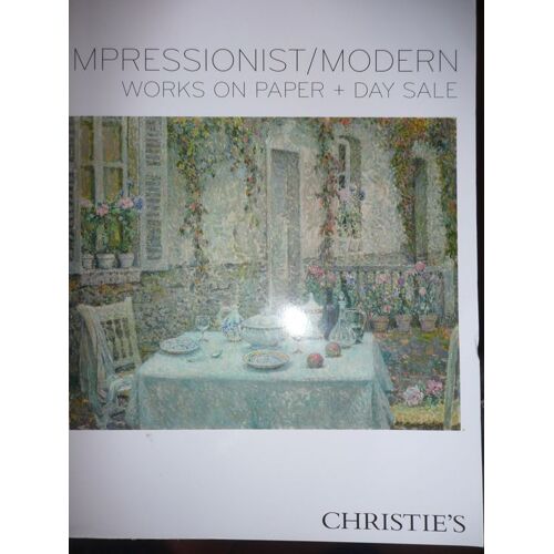 Christie's  N° 7736 : Work On Paper+Day Sale