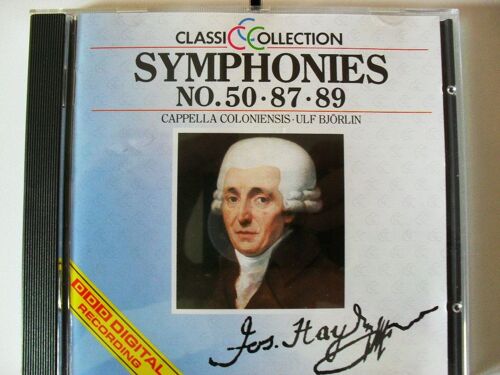 Joseph Haydn, Symphonies N°50,87 & 89. Ulf Björlin, Cappella Coloniensis