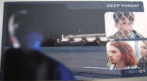 X-Files - Showcase Deep Throat Card Numero 7