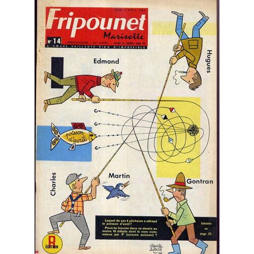 Fripounet Et Marisette 1964 N° 14 : Fripounet Et Marisette