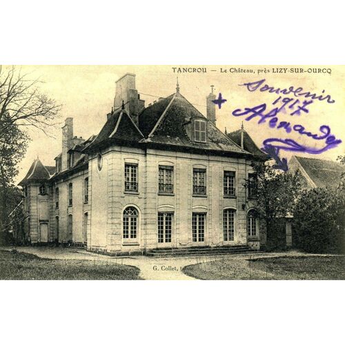 Une Carte De Tancrou Écrite En 1917