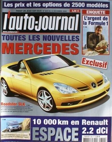L'auto-Journal  N° 609 : Toutes Les Nouvelles Mercedes