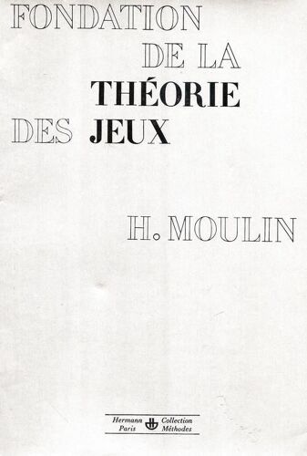 Fondation De La Théorie Des Jeux