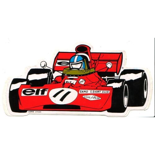 Autocollant Formule 1 Elf Ii Samo T-Shirt Club