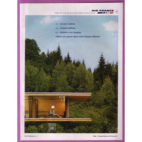Publicité Papier - Air France - K L M De 2007