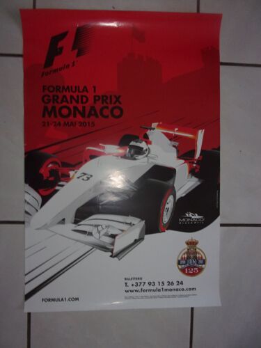 Affiche Italienne Grand Prix De Monaco F1, 2018