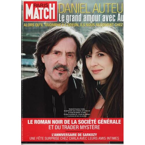 Paris Match / 31-01-2008  N° 3063 : Isabelle Huppert (3p) Marie Claude Pietragalla (1p) Lenny Kravitz (1p) Thomas Dutronc (1p) Tsonga (6p) Daniel Auteuil (8p) Heath Ledger (4p) Julie Ferrier (4p)