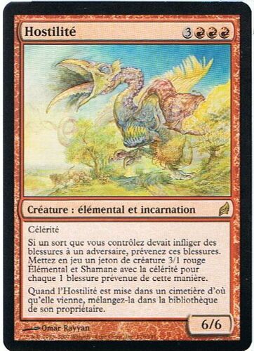Foil Premium Hostilité  - Magic Mtg - Lorwyn 176 - R