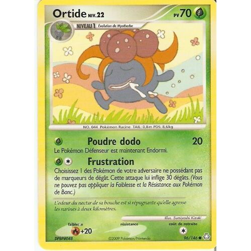 Carte Pokemon Ortide Niv 22 Pv 70 96/146