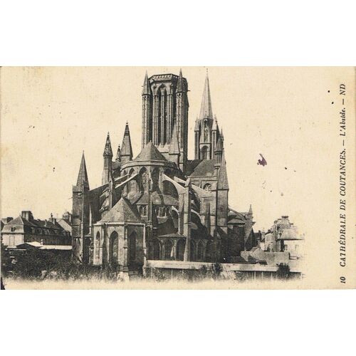 Coutances (Manche) Cathédrale,L'abside, Le Choeur, Bas Côtés.4 Cartes Anciennes