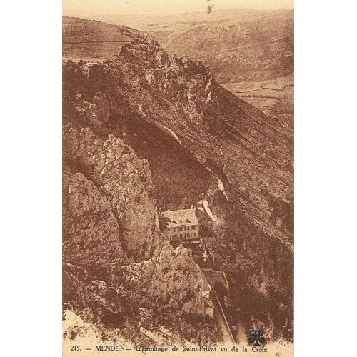 Mende (Lozère) L'ermitage La Chapelle Et La Grotte De Saint Privat.3 Cartes Anciennes