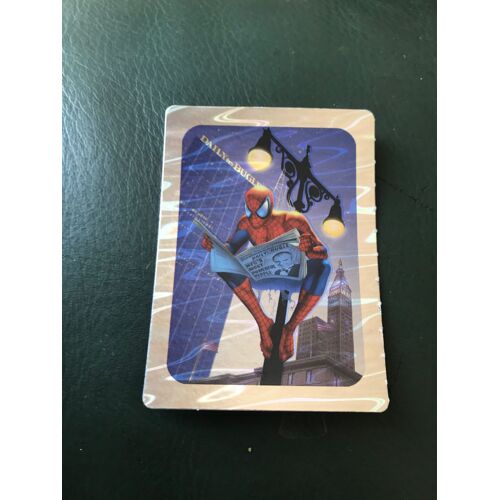 Metallic Card Spider Man Spiderman N°4 - Marvel - Bn - Imeca - 7,5x5,5 Cm - 2005