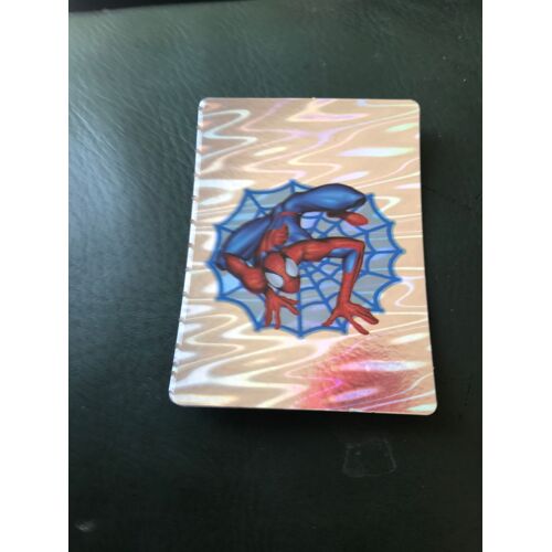 Metallic Card Spider Man Spiderman N°5 - Marvel - Bn - Imeca - 7,5x5,5 Cm - 2005