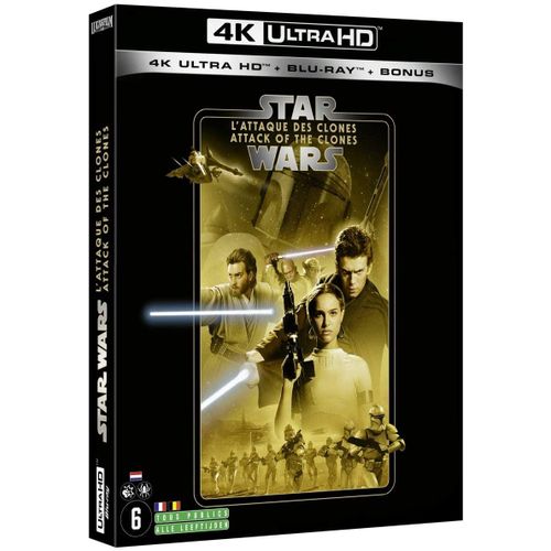 Star Wars, Épisode Ii : L'attaque Des Clones 4k Uhd Bonus [Blu-Ray]