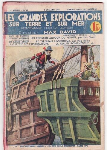 Les Grandes Explorations  N° 13 : Un Corsaire Autour Du Monde