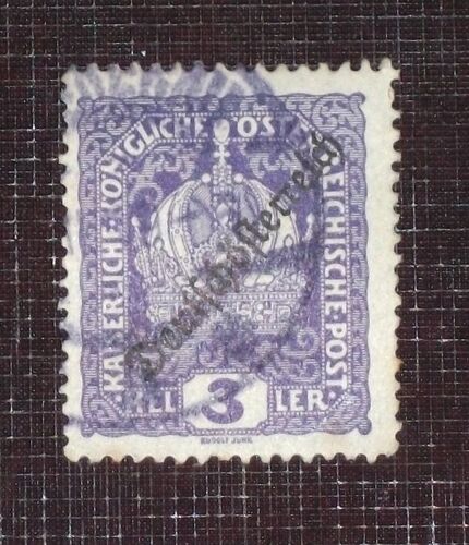 Autriche N° 169 Oblitéré De 1918-19 - 3h Violet « Couronne Impériale »