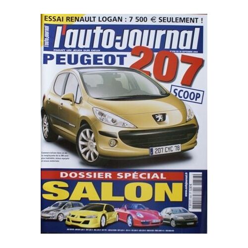 L'auto-Journal N° 656 : Peugeot 207 - Dossier Special Salon