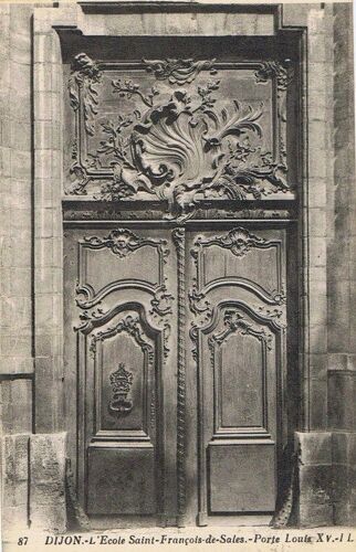 Dijon (21 Cote-D'or) L'école Saint-François-De-Salles -Porte Louis X V, Gargouilles De L'église N.-D., Le Musée, Chateau De Bussy-Rabutin. 7 Cartes Anciennes