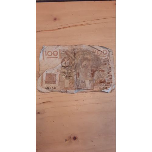 Billet Cent Francs 1954