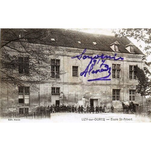 Lot De 2 Cartes De Lizy Sur Ourcq Écrites En 1917