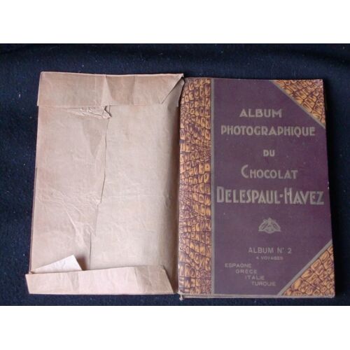 Album Photographique Du Chocolat Delespaul-Havez - Album N°2 - 4 Voyages : Espagne Grece Italie Turquie