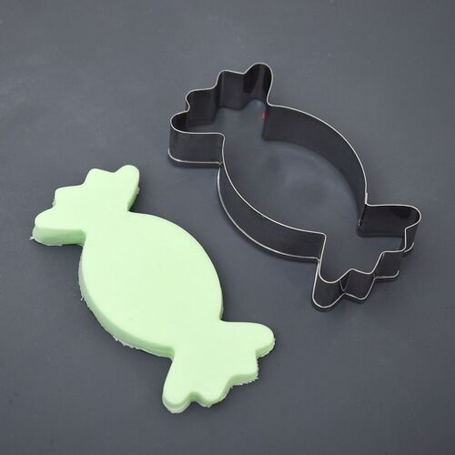 Emporte Pièce En Forme De Bonbon En Acier Inoxydable, Moule De Cuisson Pour Le Petit Déjeuner, Bricolage Pour Enfants, Dessin Animé, Nouveauté