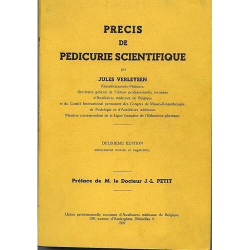 Prècis De Pédicurie Scientifique