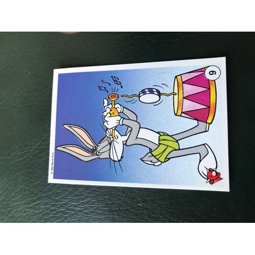 Image Bugs Bunny N°9 : La Boite Intelligente - La Vache Qui Rit - Warner Bros 1992 - 7x5 Cm