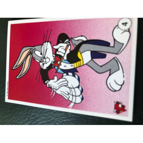 Image Bugs Bunny N°4 : La Boite Adhésive - La Vache Qui Rit - Warner Bros 1992 - 7x5 Cm