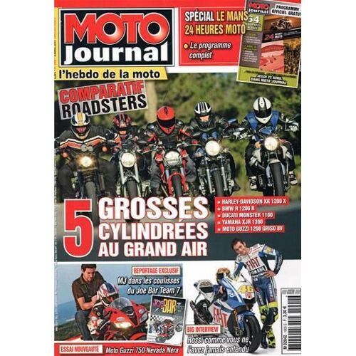 Moto Journal  N° 1900 : 5 Grosses Cylindrees Au Grand Air
