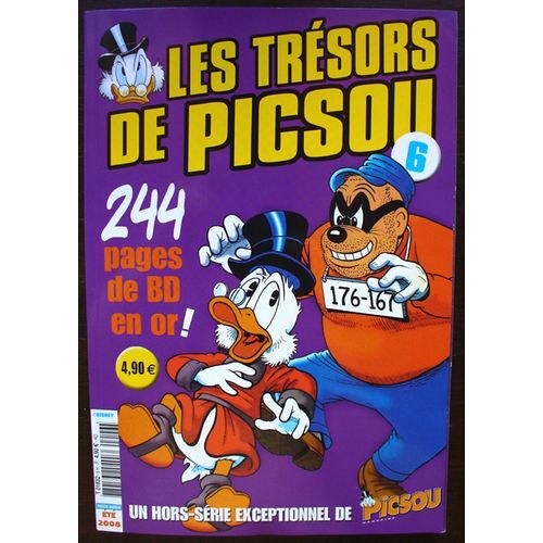 Les Tresors De Picsou  N° 6 : 244 Pages De Bd En Or  !!