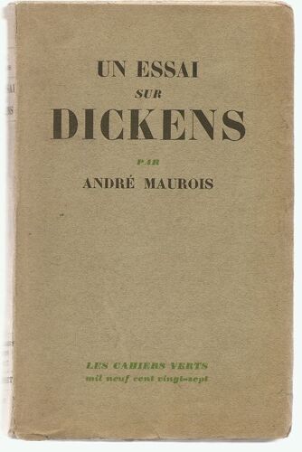 Un Essai Sur Dickens Un Essai Sur Dickens