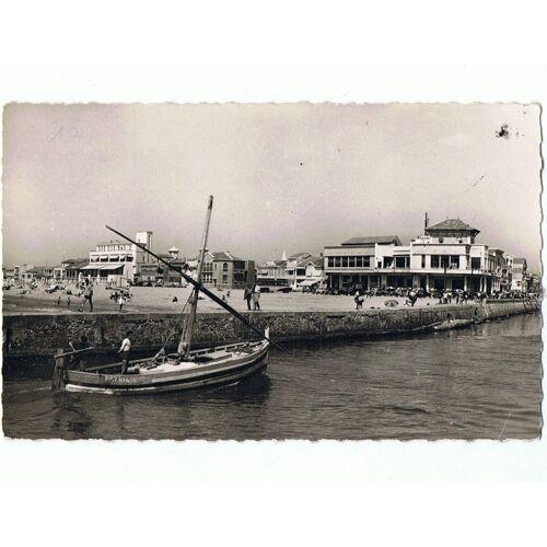 Palavas-Les-Flots, Plage Rive Droite "Villa Blanca", La Ville Et Le Casino, Les Jetées, Cartes Anciennes 1912