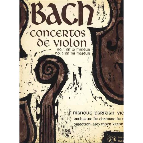 Bach Concerto Pour Violon No1 En La Mineur No2 En Mi Majeur