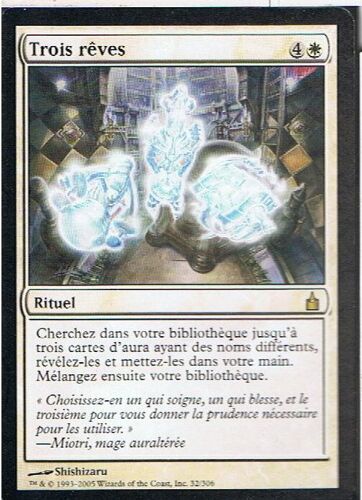 Trois Rêves ( Three Dreams ) - Magic Mtg - Ravnica 32 - R