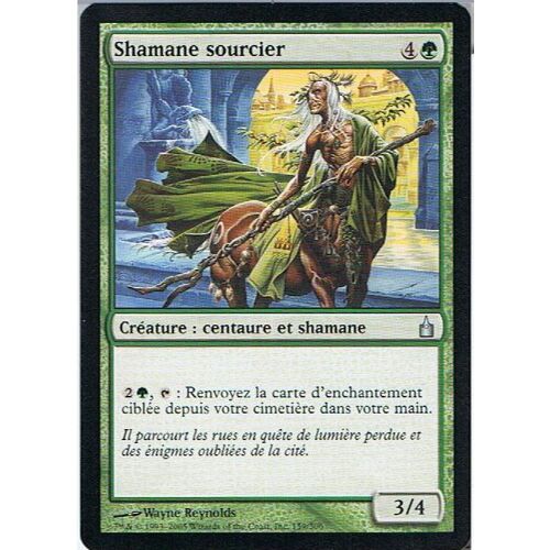 Shamane Sourcier ( Dowsing Shaman ) - Magic Mtg - Ravnica 159 - U