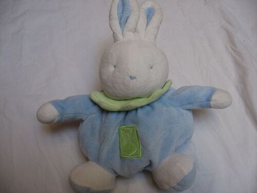 Lapin Boule Bleu, Blanc Et Vert - 27 Cm - Klorane