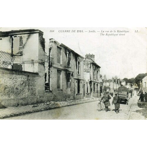 Une Carte De Senlis Écrite En 1915.