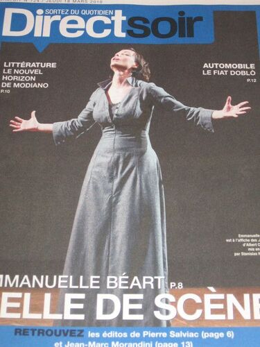 Direct Soir  N° 724 : Emmanuelle Beart "Belle De Scène"