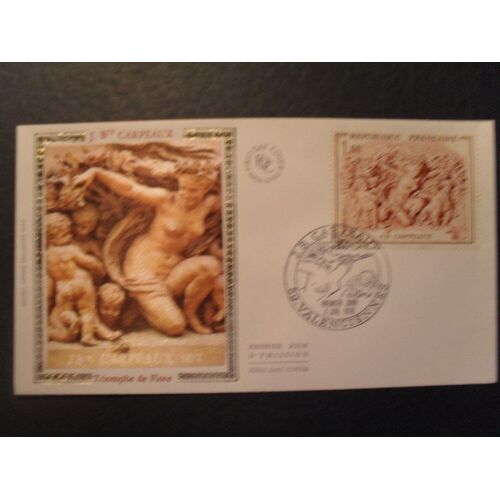 J.B. Carpeaux, Le Triomphe De Flore, Enveloppe 1 Er Jour, Valenciennes (59) 4 Juiller 1970
