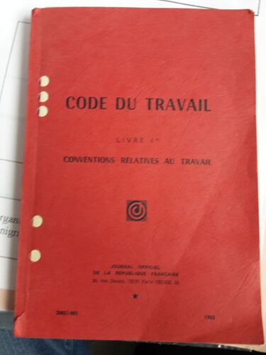 Code Du Travail 1983