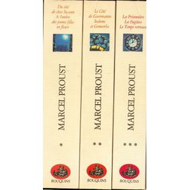 Marcel Proust Coffret 3 Volumes