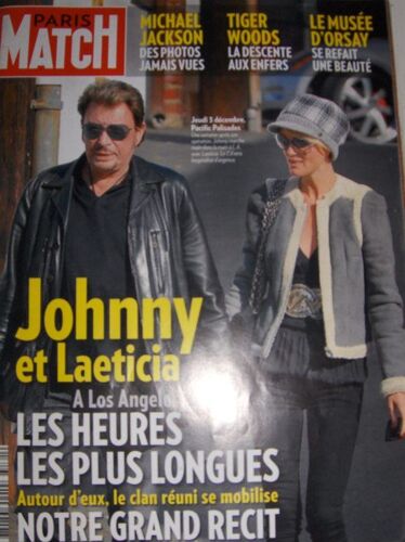 Paris Match  N° 0003161 : 17/12/2009: Hallyday 8p/ Darroz 5p/ Berenson 4p/ Williams 3p/ Jackson 10p/ Herzigova-Schiffer-Christensen 6p/ 1p Chac:Seal,Keys,Cameron,,Agassi,Baer,Sapho,Decaunes-Simon