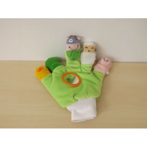 Peluche Gant Marionnette Personnage Vert Nature Et Decouvertes
