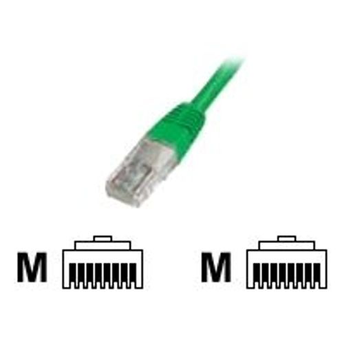 DIGITUS Premium - Cordon de raccordement - RJ-45 (M) pour RJ-45 (M) - 0.5 m - UTP - CAT 5e - démarré - vert