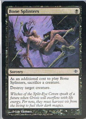 Bone Splinters ( Fragments D'os ) - Magic Mtg - Shards 67 - C